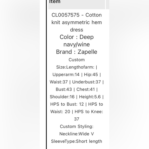 Custom made dress-see pic for measurements and details - Picture 4 of 5